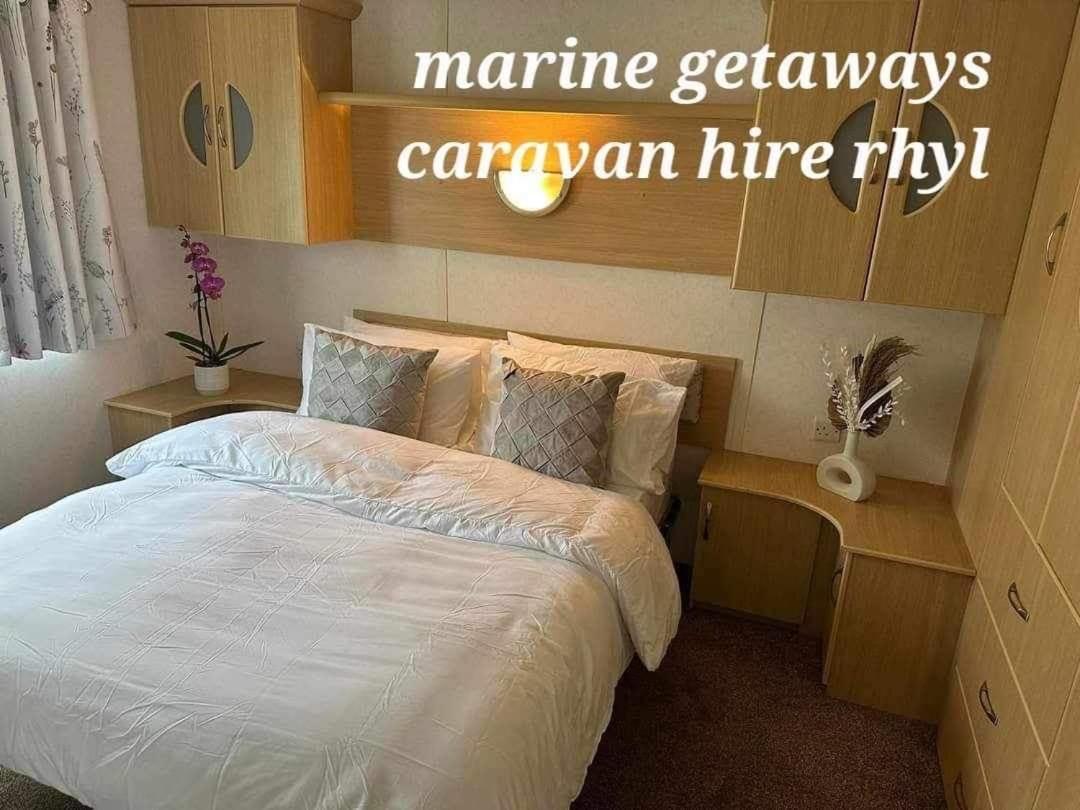 Marine Getaways Caravan Hire Rhyl Buitenkant foto