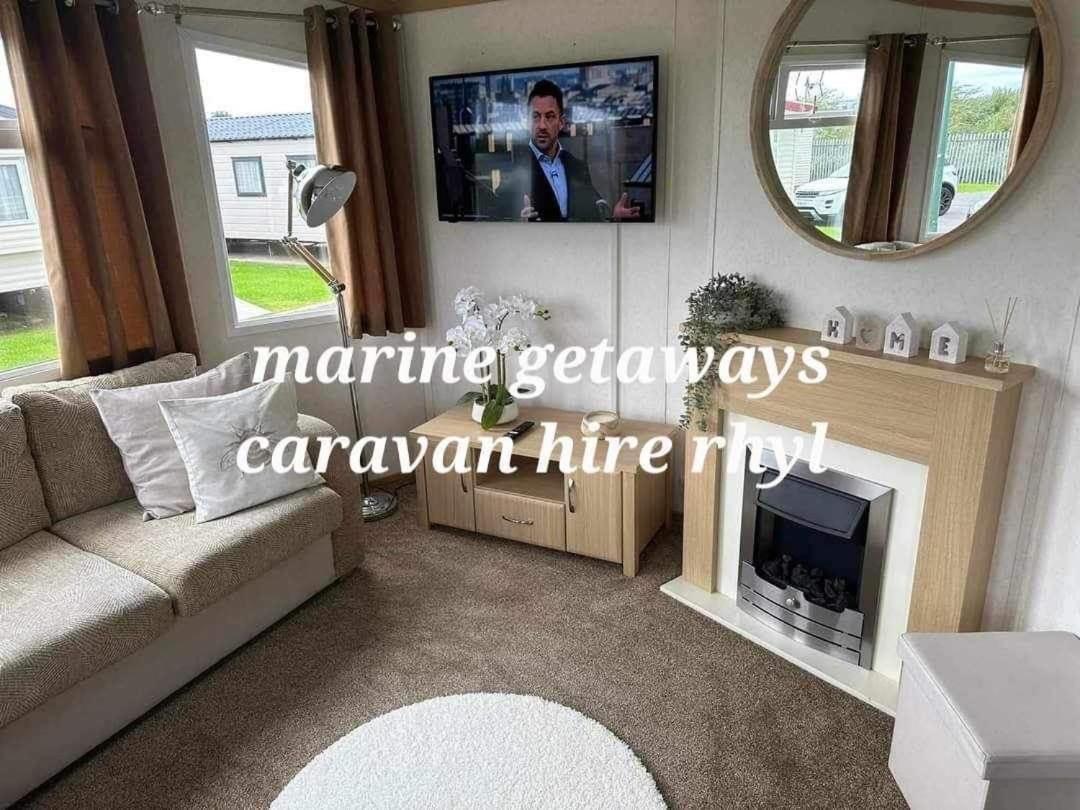 Marine Getaways Caravan Hire Rhyl Buitenkant foto