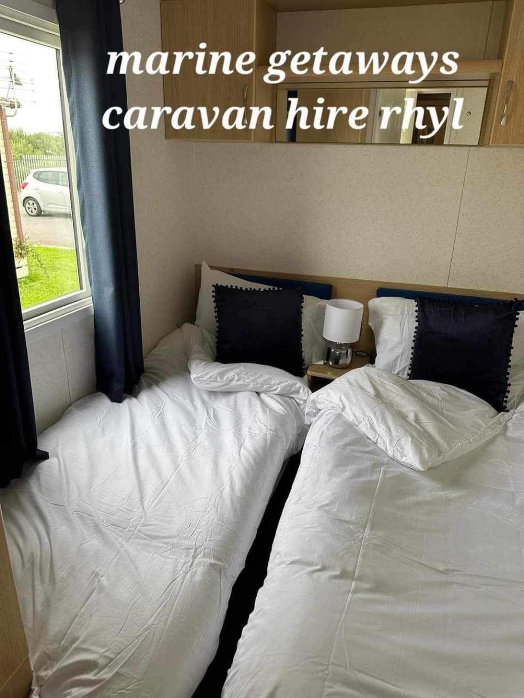 Marine Getaways Caravan Hire Rhyl Buitenkant foto